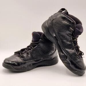 Nike‎ Air Jordan 9 Retro BG Bred Black Red Kids Size 3Y/Womens 5 401811-014